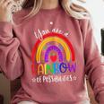 Teacher You Are a Rainbow Of Possibilities Funny Comfort Colors Sweatshirt Crimson