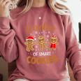 Teacher Of Smart Cookies Gingerbread Christmas Teacher Cute Men Women Kids Comfort Colors Sweatshirt Crimson Teacher Of Smart Cookies Gingerbread Christmas Teacher Cute Men Women Kids Comfort Colors Sweatshirt Crimson