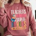 Teachers Are Just Superheroes In Disguise Back To School Comfort Colors Sweatshirt Crimson Teachers Are Just Superheroes In Disguise Back To School Comfort Colors Sweatshirt Crimson