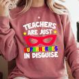 Teachers Are Just Superheroes In Disguise School Comfort Colors Sweatshirt Crimson Teachers Are Just Superheroes In Disguise School Comfort Colors Sweatshirt Crimson
