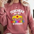 Teachers Are Just Superheroes In Disguise School Women Men Comfort Colors Sweatshirt Crimson Teachers Are Just Superheroes In Disguise School Women Men Comfort Colors Sweatshirt Crimson