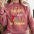 Teachers Are Superheroes First Day School T-Shirt Comfort Colors Sweatshirt Crimson