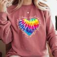 Teaching Is a Work Of Heart Tie Dye Hippie For Teacher For Men Women Girls Kids Comfort Colors Sweatshirt Crimson Teaching Is a Work Of Heart Tie Dye Hippie For Teacher For Men Women Girls Kids Comfort Colors Sweatshirt Crimson