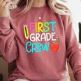 Team 1st Grade Crew Back To School 1st Grade Teacher Kids Comfort Colors Sweatshirt Crimson Team 1st Grade Crew Back To School 1st Grade Teacher Kids Comfort Colors Sweatshirt Crimson