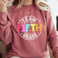 Team Fifth Grade Teacher Back To School 5th Grade Squad Kids Comfort Colors Sweatshirt Crimson Team Fifth Grade Teacher Back To School 5th Grade Squad Kids Comfort Colors Sweatshirt Crimson