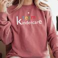 Team Kindercare Teacher Back To School Shirt T-Shirt Comfort Colors Sweatshirt Crimson
