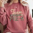 Team Pre-K Camo Pre-K Teacher Camouflage Comfort Colors Sweatshirt Crimson Team Pre-K Camo Pre-K Teacher Camouflage Comfort Colors Sweatshirt Crimson