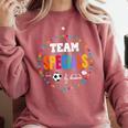 TEAM Specials Teacher TRIBE Squad Back To Primary School Comfort Colors Sweatshirt Crimson