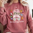 Technology Teacher Messy Bun Technology Teaching Comfort Colors Sweatshirt Crimson Technology Teacher Messy Bun Technology Teaching Comfort Colors Sweatshirt Crimson