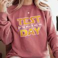 Test Day Testing May The Skills Be With You School Teacher Comfort Colors Sweatshirt Crimson Test Day Testing May The Skills Be With You School Teacher Comfort Colors Sweatshirt Crimson