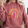 TGIF Teacher Appreciation Alphabet Thank God It's Friday For Men Women Girls Kids Comfort Colors Sweatshirt Crimson TGIF Teacher Appreciation Alphabet Thank God It's Friday For Men Women Girls Kids Comfort Colors Sweatshirt Crimson