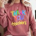 Thank You Teacher Appreciation Graduation Men Women Girls Kids Comfort Colors Sweatshirt Crimson Thank You Teacher Appreciation Graduation Men Women Girls Kids Comfort Colors Sweatshirt Crimson