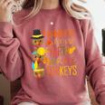 Thankful For My 4th Grade Turkey Thanksgiving Turkey Teacher Comfort Colors Sweatshirt Crimson Thankful For My 4th Grade Turkey Thanksgiving Turkey Teacher Comfort Colors Sweatshirt Crimson
