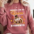 Thankful For My Dance Students Thanksgiving Turkey Teacher For Men Women Girls Kids Comfort Colors Sweatshirt Crimson Thankful For My Dance Students Thanksgiving Turkey Teacher For Men Women Girls Kids Comfort Colors Sweatshirt Crimson