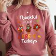 Thankful For My Prek Turkeys In Masks Thanksgiving Teacher For Men Women Comfort Colors Sweatshirt Crimson Thankful For My Prek Turkeys In Masks Thanksgiving Teacher For Men Women Comfort Colors Sweatshirt Crimson