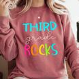 Third Grade Rocks Shirt Team 3rd Grade Teacher Comfort Colors Sweatshirt Crimson Third Grade Rocks Shirt Team 3rd Grade Teacher Comfort Colors Sweatshirt Crimson