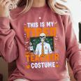This Is My Tired Teacher Costume Halloween Costumes Comfort Colors Sweatshirt Crimson This Is My Tired Teacher Costume Halloween Costumes Comfort Colors Sweatshirt Crimson