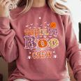 Toddler Boo Crew Halloween Daycare Teacher Kids Comfort Colors Sweatshirt Crimson Toddler Boo Crew Halloween Daycare Teacher Kids Comfort Colors Sweatshirt Crimson