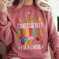 Toddler Negotiator Preschool Teacher Humor Babysitters Comfort Colors Sweatshirt Crimson Toddler Negotiator Preschool Teacher Humor Babysitters Comfort Colors Sweatshirt Crimson