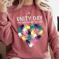 Together Against Bullying Unity Day Teachers Kids Toddler Comfort Colors Sweatshirt Crimson Together Against Bullying Unity Day Teachers Kids Toddler Comfort Colors Sweatshirt Crimson