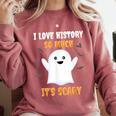 History Teacher Halloween History Class School For Men Women Kids Comfort Colors Sweatshirt Crimson