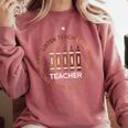 History Teacher Teach Love African American Men Women Comfort Colors Sweatshirt Crimson