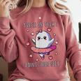 Trick Or Treat Point Your Feet Halloween Ghost Dance Teacher Comfort Colors Sweatshirt Crimson Trick Or Treat Point Your Feet Halloween Ghost Dance Teacher Comfort Colors Sweatshirt Crimson