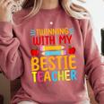 Twinning With My Bestie Teacher Boy Spirit Week Twin Day Comfort Colors Sweatshirt Crimson Twinning With My Bestie Teacher Boy Spirit Week Twin Day Comfort Colors Sweatshirt Crimson
