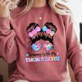 Twinning With My Teacher Bestie Twin Day Friends Teacher Comfort Colors Sweatshirt Crimson Twinning With My Teacher Bestie Twin Day Friends Teacher Comfort Colors Sweatshirt Crimson