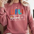 UFLI Queen Science Of Reading Literacy Teacher Appreciation Comfort Colors Sweatshirt Crimson UFLI Queen Science Of Reading Literacy Teacher Appreciation Comfort Colors Sweatshirt Crimson