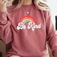 Unity Day Orange Teacher Kindness Antibulliyng Be Kind Comfort Colors Sweatshirt Crimson
