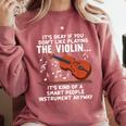 Violin Player Costume For Men Women Violin Teacher Violinist Comfort Colors Sweatshirt Crimson Violin Player Costume For Men Women Violin Teacher Violinist Comfort Colors Sweatshirt Crimson