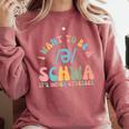 I Want To Be a SCHWA It's Never Stressed Reading Teacher Comfort Colors Sweatshirt Crimson I Want To Be a SCHWA It's Never Stressed Reading Teacher Comfort Colors Sweatshirt Crimson