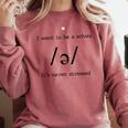 I Want To Be A Schwa It's Never Stressed Reading Teacher For Men Girls Kids Comfort Colors Sweatshirt Crimson I Want To Be A Schwa It's Never Stressed Reading Teacher For Men Girls Kids Comfort Colors Sweatshirt Crimson