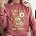 Weird Teachers Build Character Frog Reading Book Librarian Comfort Colors Sweatshirt Crimson Weird Teachers Build Character Frog Reading Book Librarian Comfort Colors Sweatshirt Crimson