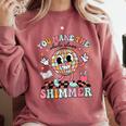 You Make The Whole Class Shimmer Teacher Era Back To School Comfort Colors Sweatshirt Crimson You Make The Whole Class Shimmer Teacher Era Back To School Comfort Colors Sweatshirt Crimson
