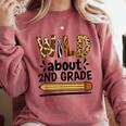 Wild About 2Nd Grade School Grade Teacher Comfort Colors Sweatshirt Crimson Wild About 2Nd Grade School Grade Teacher Comfort Colors Sweatshirt Crimson