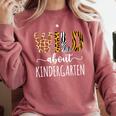 Wild About Kindergarten Teacher Leopard Print Comfort Colors Sweatshirt Crimson Wild About Kindergarten Teacher Leopard Print Comfort Colors Sweatshirt Crimson