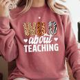 Wild About Teaching Teacher Teaching Back To School Comfort Colors Sweatshirt Crimson Wild About Teaching Teacher Teaching Back To School Comfort Colors Sweatshirt Crimson