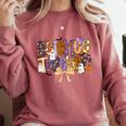 Women Spooky Science Teacher Halloween Science Stem Teacher Comfort Colors Sweatshirt Crimson Women Spooky Science Teacher Halloween Science Stem Teacher Comfort Colors Sweatshirt Crimson