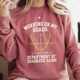 Working On My Quads Algebra Math Gym Teacher Comfort Colors Sweatshirt Crimson Working On My Quads Algebra Math Gym Teacher Comfort Colors Sweatshirt Crimson
