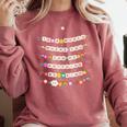 In A World Where You Can Be Anything Be Kind Girls Teachers Comfort Colors Sweatshirt Crimson