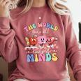 The World Needs All Kinds Of Minds Special Education Teacher Comfort Colors Sweatshirt Crimson The World Needs All Kinds Of Minds Special Education Teacher Comfort Colors Sweatshirt Crimson