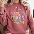 Y'All Gonna Learn Today Back To School Teacher Kids Comfort Colors Sweatshirt Crimson Y'All Gonna Learn Today Back To School Teacher Kids Comfort Colors Sweatshirt Crimson