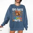 100 Days Of Driving My Teacher Nuts Dabbing Squirrel School Comfort Colors Sweatshirt Denim 100 Days Of Driving My Teacher Nuts Dabbing Squirrel School Comfort Colors Sweatshirt Denim