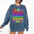 50 Days Of School Hearts Teacher Happy 50th Day Of School Comfort Colors Sweatshirt Denim 50 Days Of School Hearts Teacher Happy 50th Day Of School Comfort Colors Sweatshirt Denim