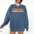 5TH GRADE TEACHER Job Title Profession Birthday Worker Comfort Colors Sweatshirt Denim 5TH GRADE TEACHER Job Title Profession Birthday Worker Comfort Colors Sweatshirt Denim
