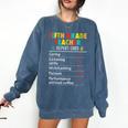 5th Grade Teacher Report Card Appreciation Men Women Comfort Colors Sweatshirt Denim 5th Grade Teacher Report Card Appreciation Men Women Comfort Colors Sweatshirt Denim