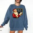67 Teacher Santa Christmas Six Seven Meme Math Xmas Comfort Colors Sweatshirt Denim 67 Teacher Santa Christmas Six Seven Meme Math Xmas Comfort Colors Sweatshirt Denim