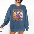 6th Grade Boo Crew Sixth Grade Halloween Teacher Kid Comfort Colors Sweatshirt Denim 6th Grade Boo Crew Sixth Grade Halloween Teacher Kid Comfort Colors Sweatshirt Denim
